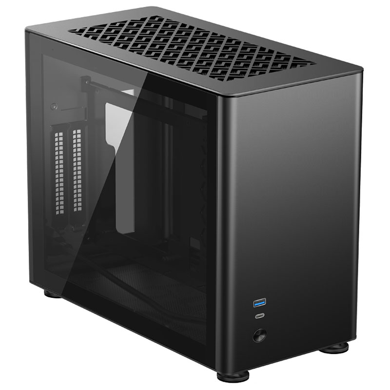 Jonsbo A4 Mini-ITX, Tempered Glass - BLACK